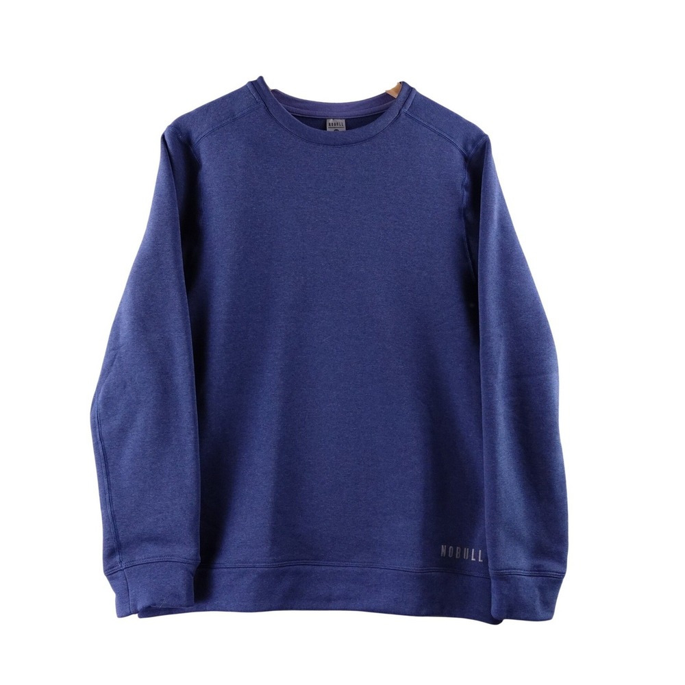 NOBULL Mens Blue Long Sleeve Crew‎ Neck Sweatshirt Athletic Casual Size M